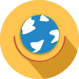 picture of Earth representing Storytime's commitment to sustainable shipping practices.